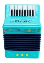 Mini Sanfona Acordeon Infantil Brinquedo 10 Teclas 3 Baixos