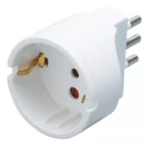 Adaptador De Enchufe Corriente 3 En Linea A Toma Schuko ®