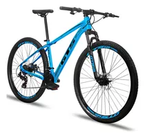 Bicicleta  Mtb Gts Feel Glx Aro 29 21  24v Freios De Disco Mecânico Cor Azul