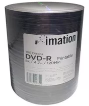 Dvd Imation Printable X 100 Unidades