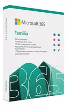 Licencia Digital Microsoft 365 Familia 6 Usuarios 1 Año