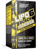 Lipo 6 Black Uc Intense 60 Caps Nutrex Sabor Sin Sabor