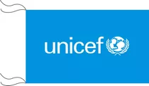 Bandera Unicef  90 X 150cm Oficial