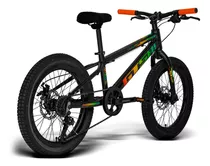 Bicicleta Infantil Aro 20 Câmbio Shimano Disco 7v Gts Mtb20 Cor Preto Tamanho Do Quadro Único