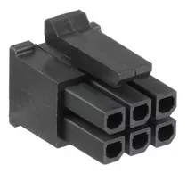 Conector Microfit Simil Molex 43025-0600 6 Pines 3mm Doble