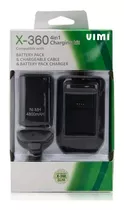Kit Bateria Cargador Cable Carga Y Juega 4800mha Xbox 360