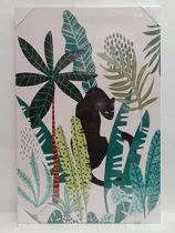 Canvas Lienzo Selva Con Animal