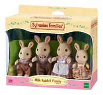 Sylvanian Families Familia Dos Coelhos De Leite Epoch 4108