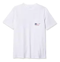 Vineyard Vines Polera Americana De Manga Corta Con Bolsill