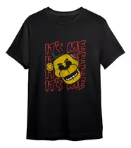 Camiseta Básica Five Nights At Freddy's Camisa It's Me Game 