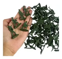 Brinquedo Infantaria Bonecos Guerra 100pc Soldados Exército