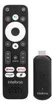 Smart Tv Stick Full Hd Intelbras Cor Preto Tipo De Controle Remoto Padrão