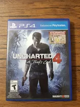 Uncharted 4 Playstation 4 Ps4 Español Buen Estado !!