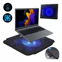 Cooler Table Cooler Notebook Suporte Com Fan E Led Easy 1