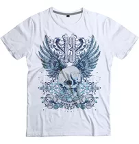 Remeras Estampadas Sublimadas Personalizadas D0030 Skull Fly