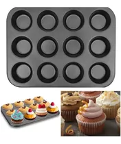 Bandeja O Molde Para Cupcakes 12 Cavidades