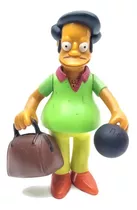Muñeco Playmates The Simpsons Apu Con Set De Bowling.