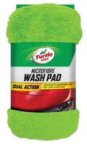 Esponja Microfibra Turtle Wax Dual Action Wash Pad Verde