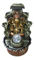 Fonte De Água Ganesha Flor De Lótus 8 Quedas Bivolt 27cm