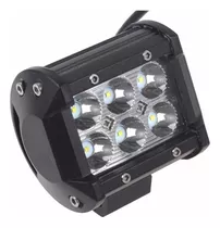 Faro Auxiliar Proyector 6 Led Cree 18w Off Road Autos Motos