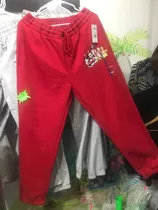 Mono Mickey Mouse Original Disney Talla L Jogger Rojo Unisex