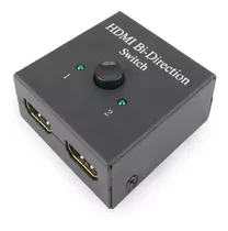 Switch Splitter Hdmi Bidireccional Con Boton Selector 4k 2k