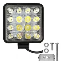 Luz Faro Foco Neblinero 16 Led 48w 4x4 Auto Moto Camion Jeep