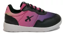 Zapatillas Urbana Niño Negro Fucsia 21 Al 26 G927nf