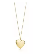 Cadena Con Dije Corazón En Oro 18 K Joyeria Piriz