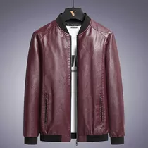 Calidad Chaqueta Hombre Cuero Sintetico Diseño Ropa