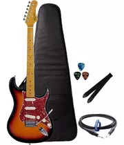 Guitarra Tagima Woodstock Tg530 Sb Sunburst + Capa + Kit