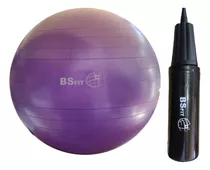 Pelota Esferodinamia De 85 Cm + Inflador Fit Gym Ball Pilates Yoga