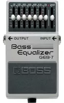 Boss Geb-7 Pedal De Ecualizador De Graves De 7 Bandas Color Verde