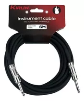 Cable De Instrumento Plug Plug 6 Mt Kirlin