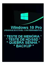 Windows 10 Pro 64 Bits | Março 2024 (pendrive Bootável)