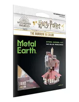 Puzzle 3d Metal - The Burrow In Color - Harry Potter 