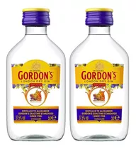 2 Und Miniaturas Gin Gordon´s London Dry 50ml Imported 2x50m