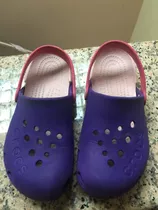 Cholas Niñas Crocs Originales Para Pie De 208 / 215 Mm*