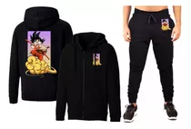 Conjunto Camperita + Jogging Dragon Ball Goku Nube Voladora