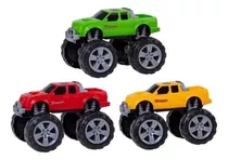 Carrinho Pick Up Colorido 4x4 Trooper - Usual Brinquedos
