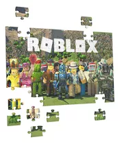 Quebra Cabeça Infantil Roblox Jogo  90 Peças Brinquedo