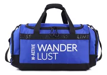 Bolso Wanderlust Viaje Deportivo 33400 Urbano Unisex Color Azul