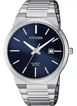 Reloj Citizen Bi506051l Original Plateado Para Hombre Color De La Correa Gris Color Del Bisel Gris Color Del Fondo Azul