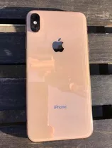 iPhone XS Max Gold Con Detalle Mínimo En El Glass