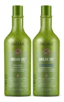 2 Kit Shampoo + Condicionador Inoar Argan Oil Hidratante 1 L