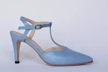 Zapato Stiletto Diseño Italiano Toribia Choque 100% Cuero 