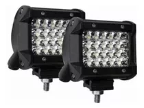 2 Faros Auxiliares 6 Led Moto Cuatriciclo 100% Aluminio Bite