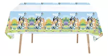 Mantel Decorativo Con Diseños Infantiles Para Cumpleaños Color Variado Bluey Y Bingo