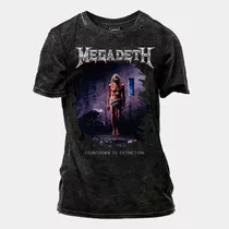 Remera Megadeth - C. The Extintion (nevada O Negra  )