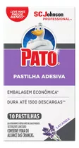 Pastilha Adesiva Pato Lavanda Caixa 10 Unidades 1300 Descargas